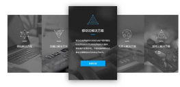 鼠标悬停图片放大突出内容