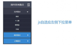 自适应手风琴式下拉菜单