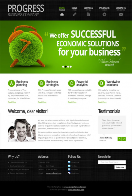 css3模板 HTML5+CSS3咨询公司模板 html5模板