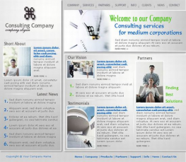 公司企业 Mastertemplates 咨询模板