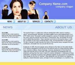 公司企业网站模板欧美公司网站模板人物家庭