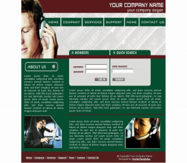 公司企业 Mastertemplates 信息模板