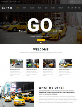 公司企业网站模板 TAXI出租车公司网页模板 公司企业