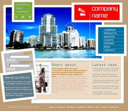 公司企业网站模板 Mastertemplates 公司模板 公司企业
