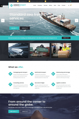 css3模板 物流通用多色调CSS3模板 公司企业