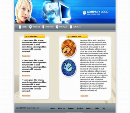 公司企业网站模板 templatespace 公司模板 公司企业
