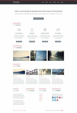 css3模板 红色修边CSS3设计模板 红色