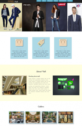 电子商务模板 百货商场bootstrap模板下载 电子商务
