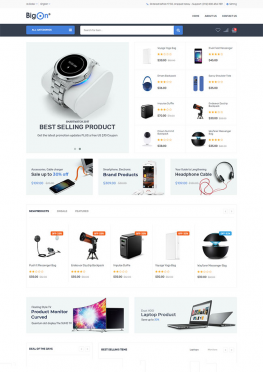 html5模板 手机电脑商城HTML5模板 电子产品模板