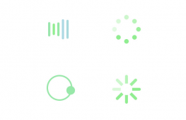 CSS3绿色Loading加载动画特效