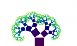 HTML5勾股树植物生长动画特效