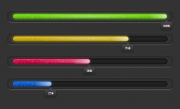 jQuery+CSS3进度条动画特效