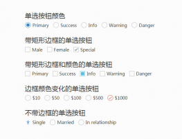 CSS3单选多选按钮美化特效