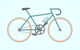 纯CSS3实现流畅的自行车特效