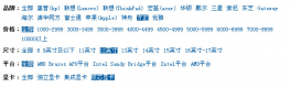jquery商品筛选导航菜单