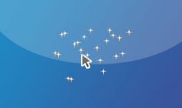 jQuery鼠标移动星星跟随显示特效