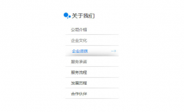 jquery鼠标悬停列表菜单样式代码