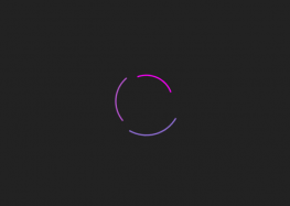 纯CSS3彩色旋转加载动画特效
