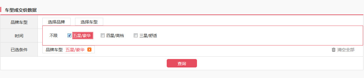 js筛选导航下拉特效
