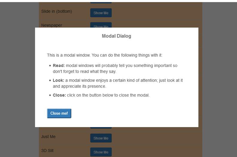 html5 css3简单的遮罩弹出框动态效果