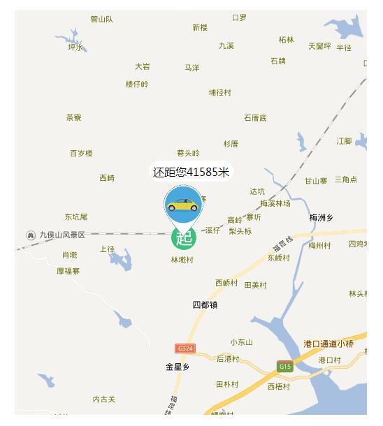 百度地图api制作饿了么送餐位置地图