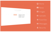 html5 modernizr.custom点击按钮页面3D转换显示菜单