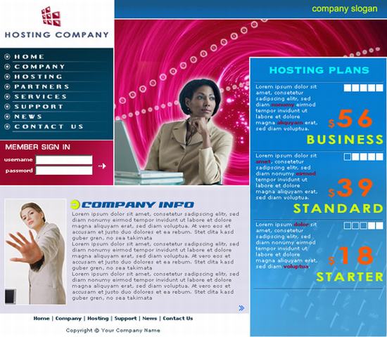 公司企业网站模板 Mastertemplates 公司模板 公司企业