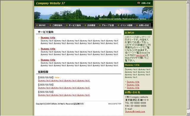 公司企业网站模板 Art 公司模板 公司企业