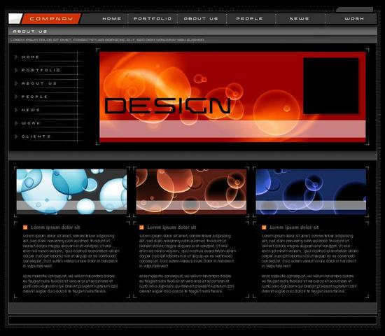 公司企业网站模板 Designload 公司模板 公司企业