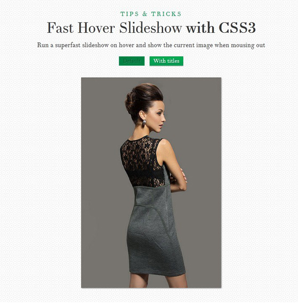 CSS3悬停快速幻灯片