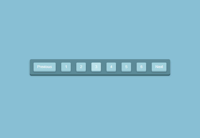 CSS3实现3D分页导航按钮