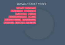 13种CSS3网页加载进度条