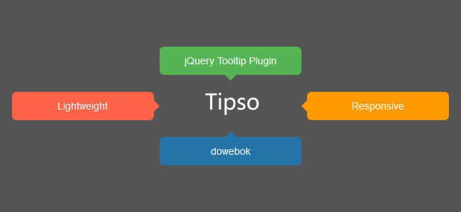 jQuery消息提示框插件Tipso