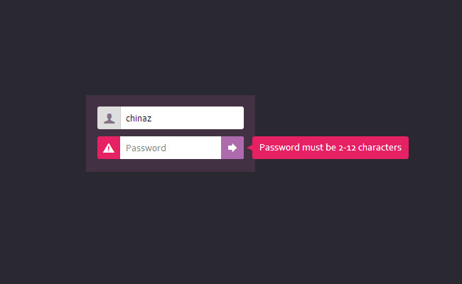 Tooltip验证提示HTML5表单