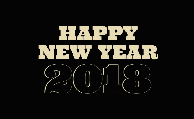 纯CSS3绘制2018英文动画特效