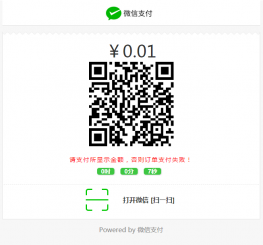支付宝，微信免签支付