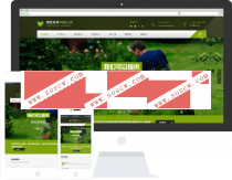 绿色环保种植企业响应式网站模板，MetInfo米拓内核开发响应式企业网站模板源码