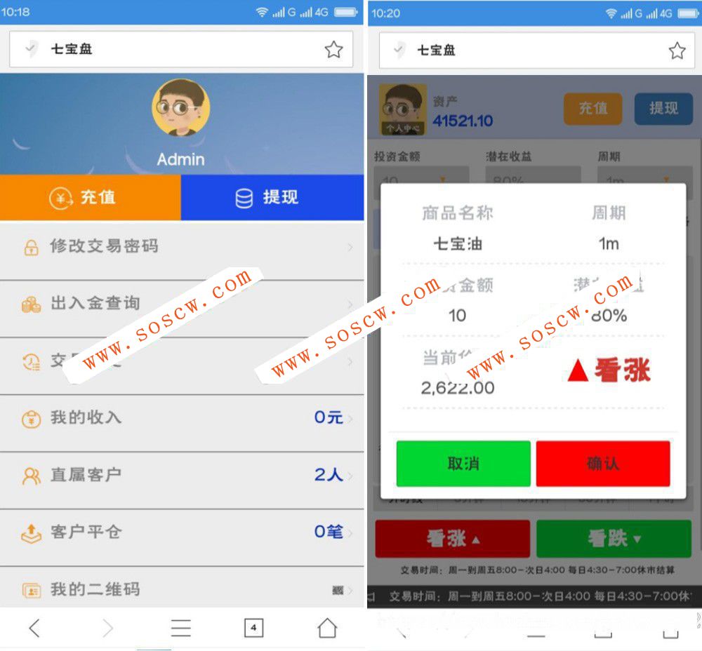 最新微盘微交易系统平台源码分享 ThinkPHP源码