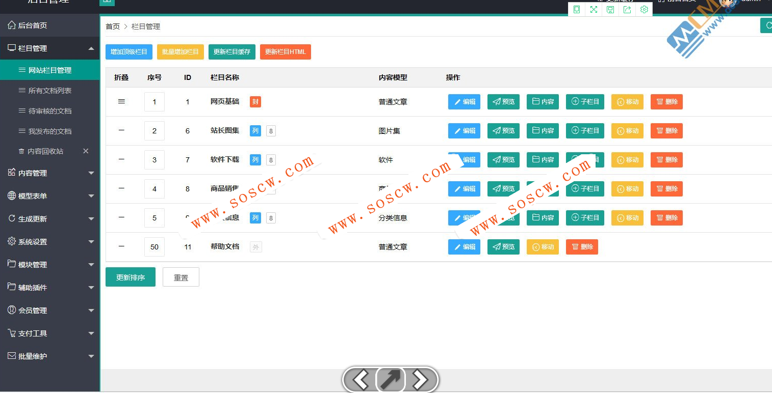 织梦DedeCMS非常漂亮的扁平风格html5后台管理模板