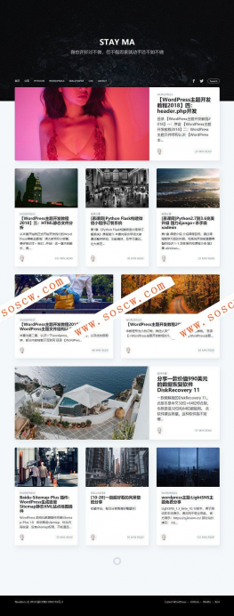 wordpress博客主题GitGhost,,写博客必备！