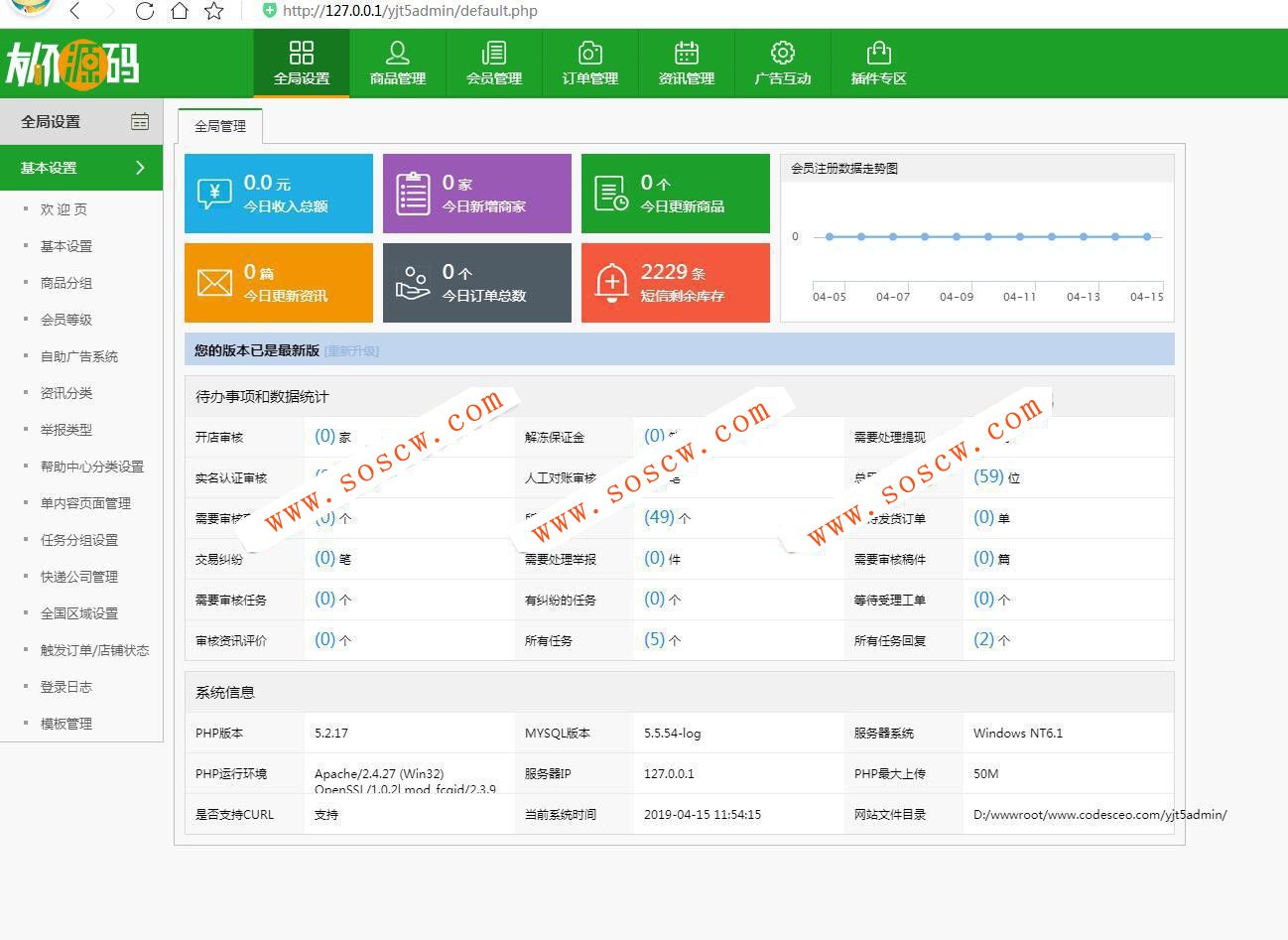 4月份最新版友价T5商城源码站长交易系统源码运营版|十套模板|带安装教程