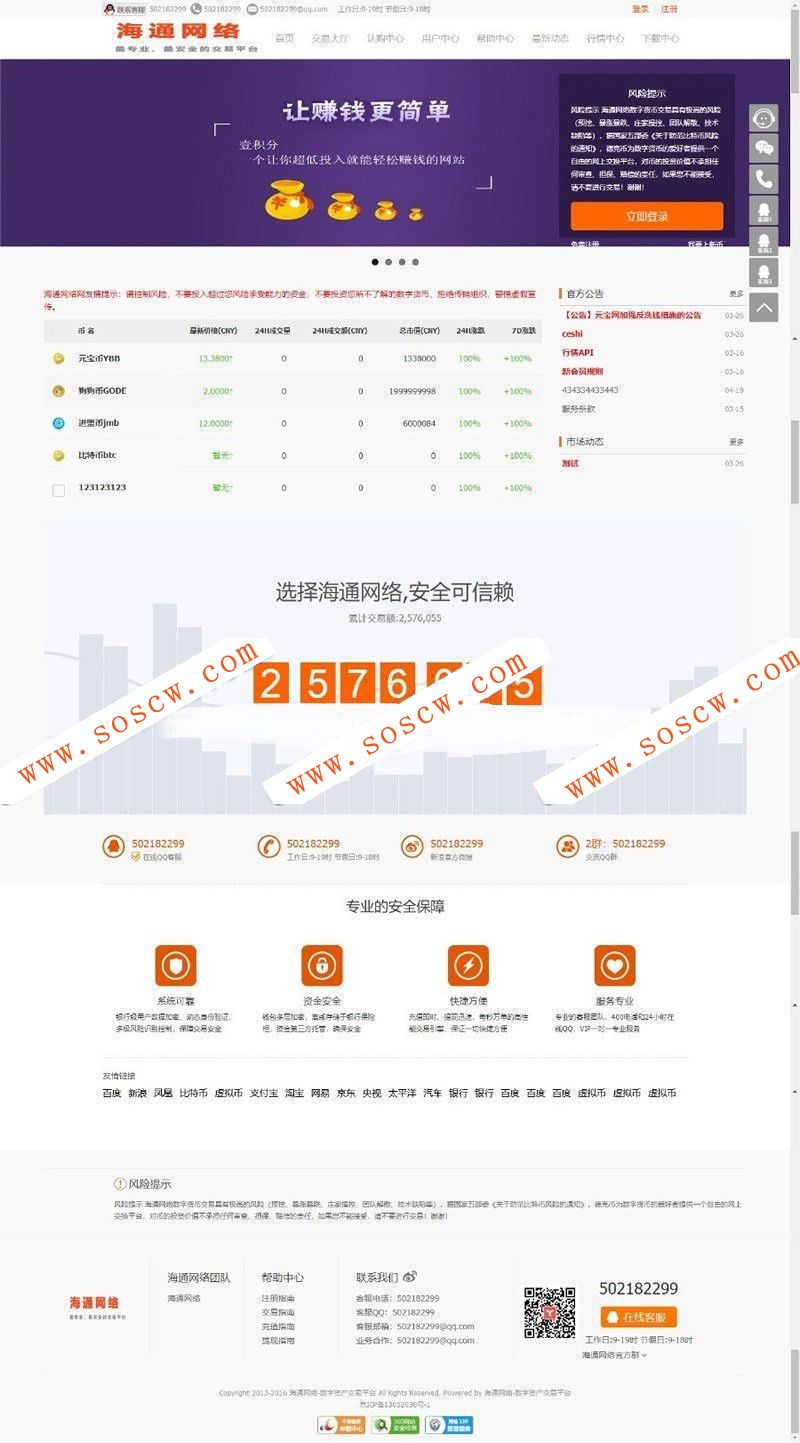 ThinkPHP区块链交易平台源码下载 虚拟币数字资产交易网站源码分享