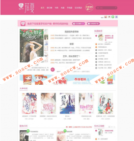 杰奇2.2模板专业版内核《若夏文学网》女生版小说网站源码 电脑端+WAP手机端+在线充值+采集