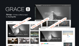 苏醒 Grace V8.0 WordPress主题破解版源码，自适应多终端适配自媒体极客主题