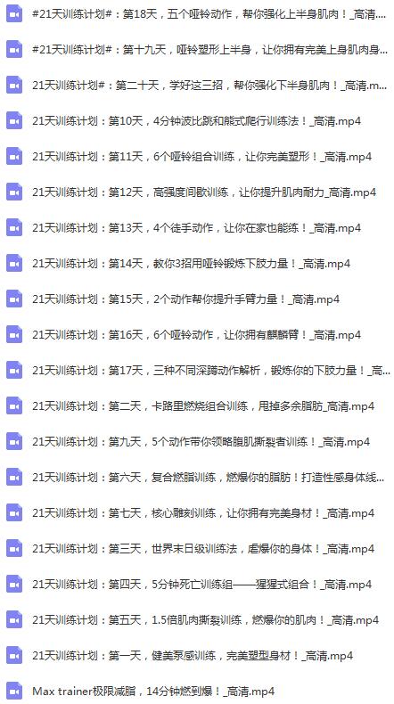 了解基础牛男21天健身计划